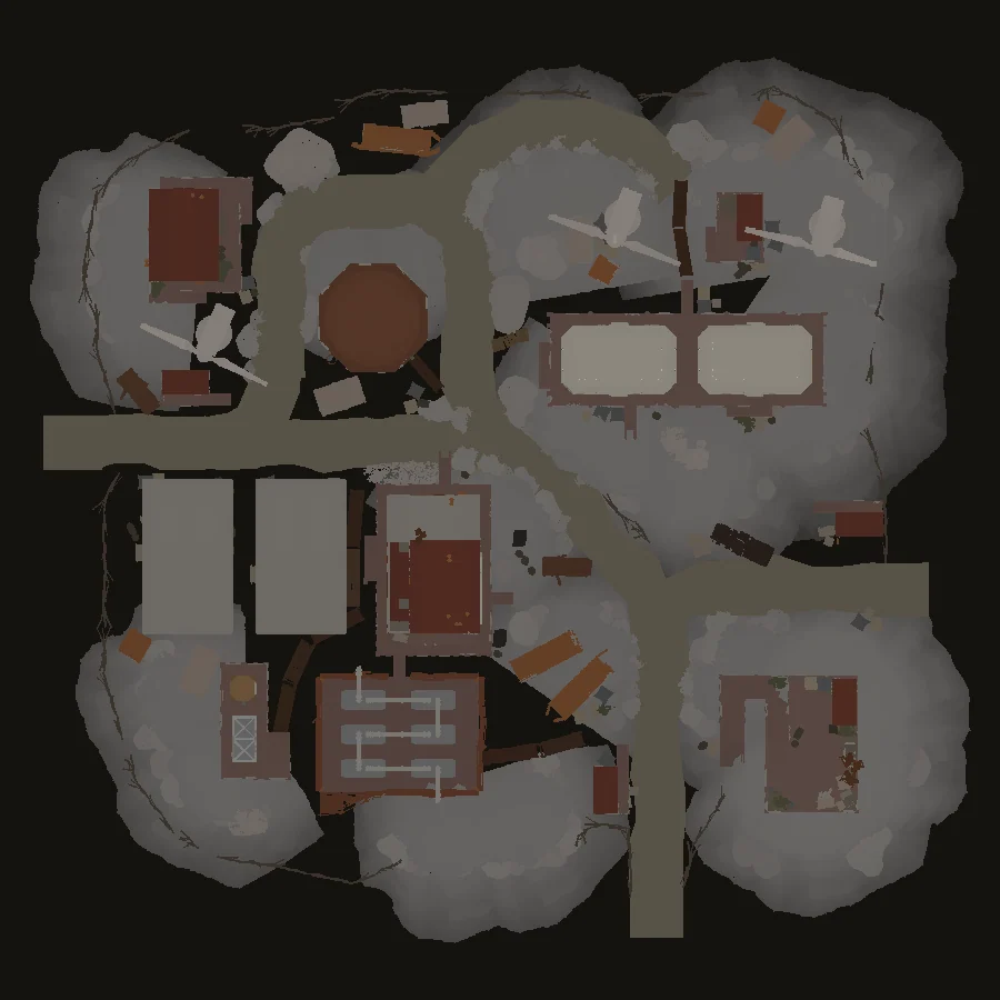 Arctic Research Base A Floor plan