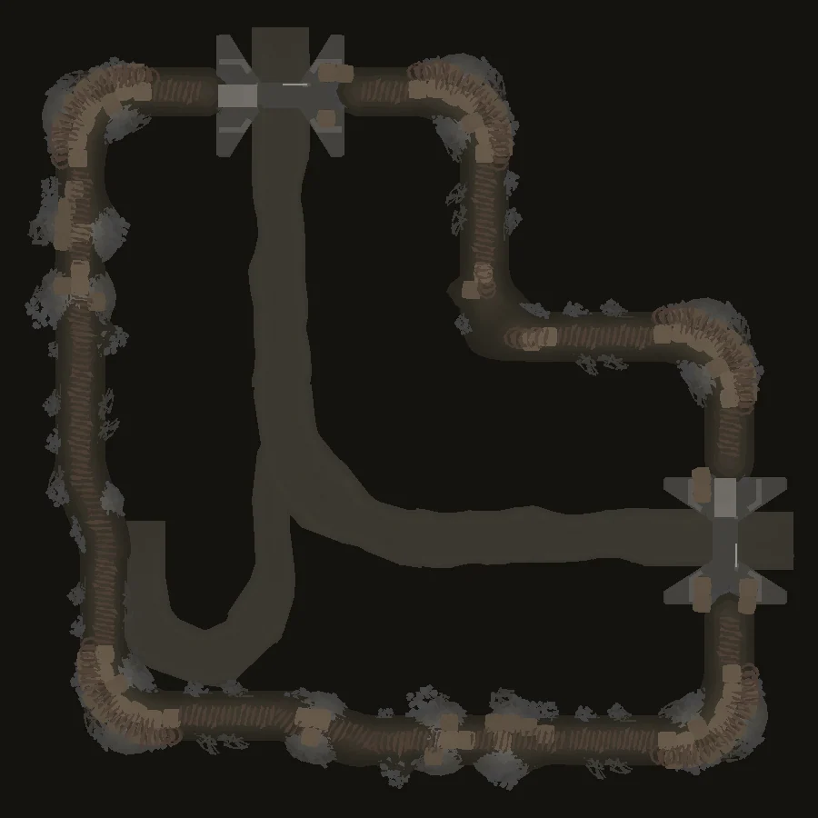 Desert Military Base A Floor plan