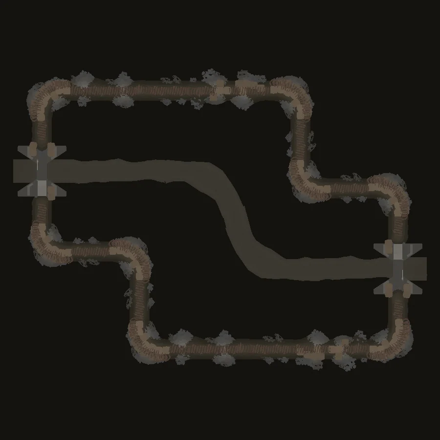 Desert Military Base D Floor plan