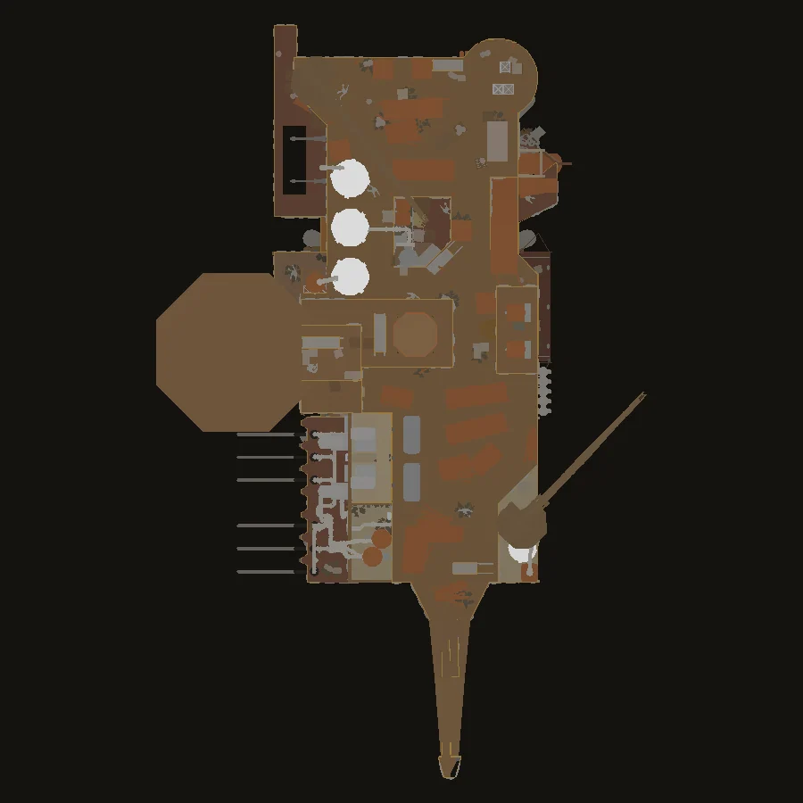 Large Oil Rig Floor plan